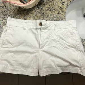 Old Navy White Chino Shorts